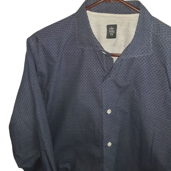 Eleventy "First Class - Midnight floral print" casual button down - Picture 7 of 9